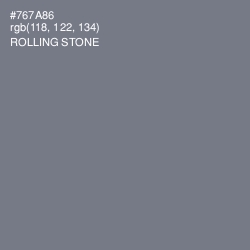 #767A86 - Rolling Stone Color Image